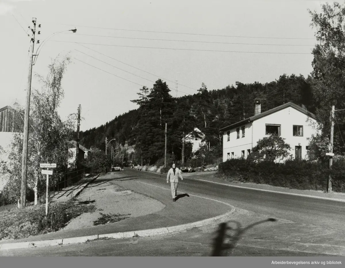 Grorud. Bergensveien. Oktober 1979