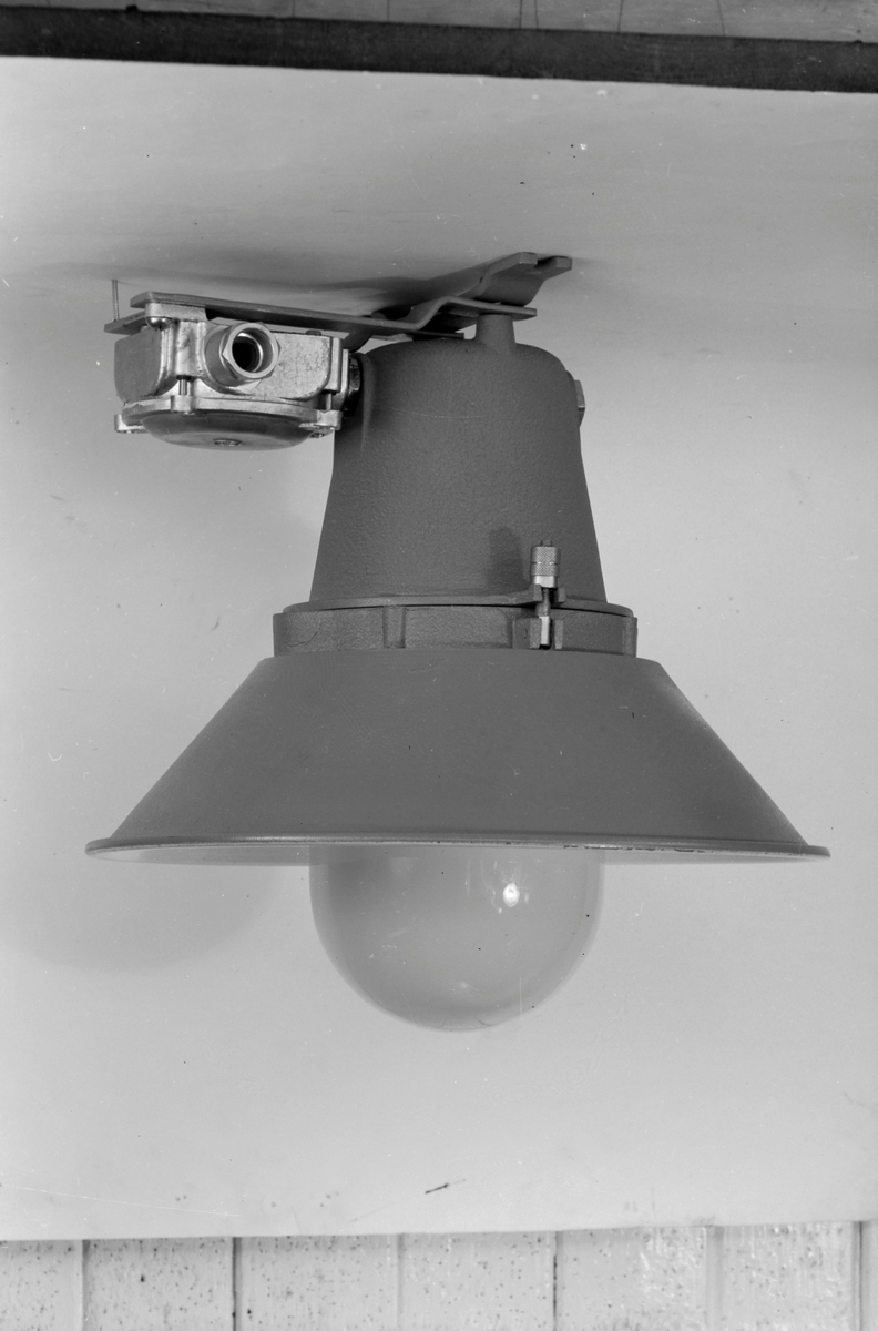 Lampe fra firma E. Fjeldseth