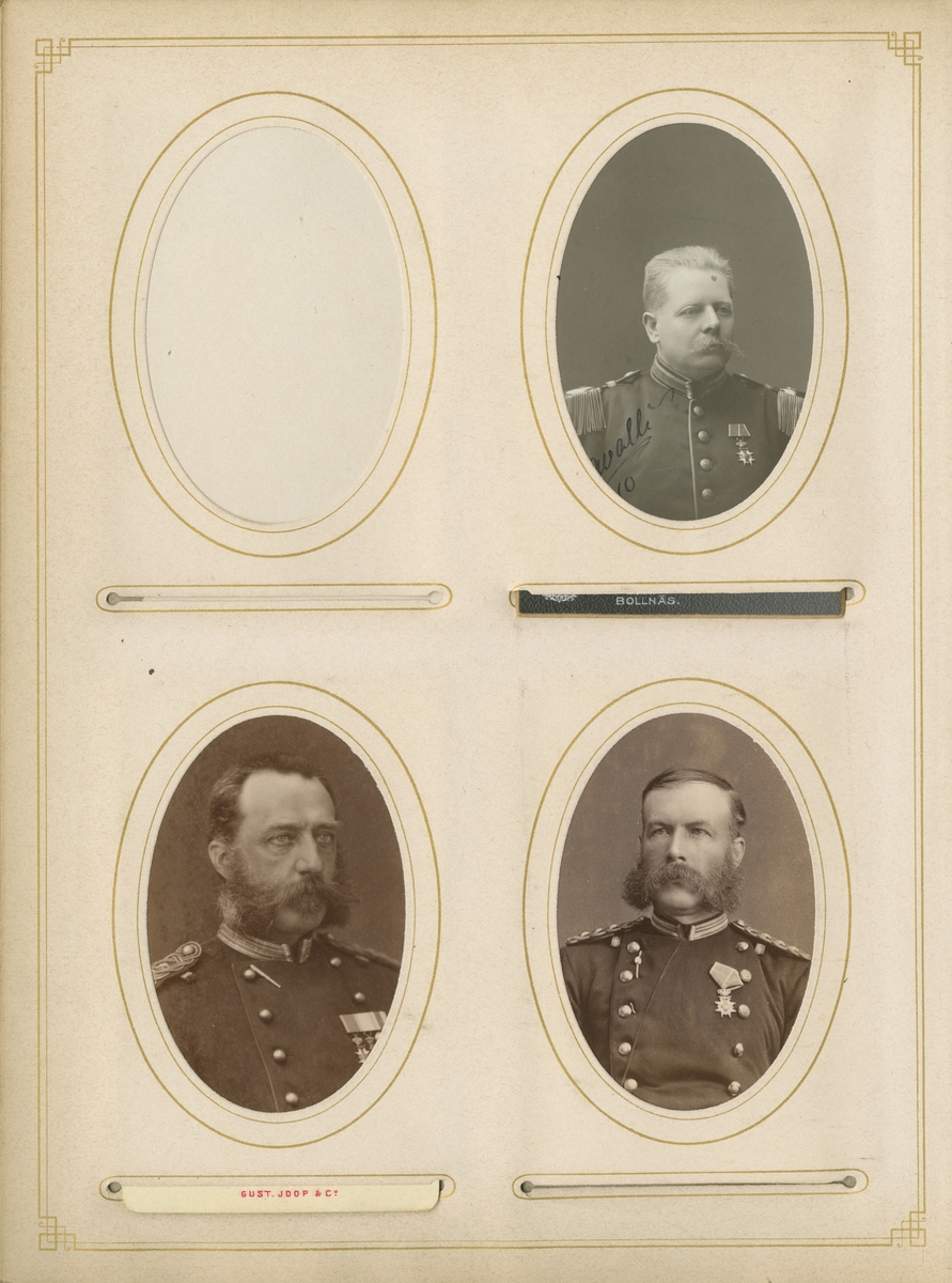 Porträtt av Carl Otto Cavalli, major vid Hälsinge regemente I 14.

Se även bild AMA.0007024, AMA.0007714 och AMA.0009808.