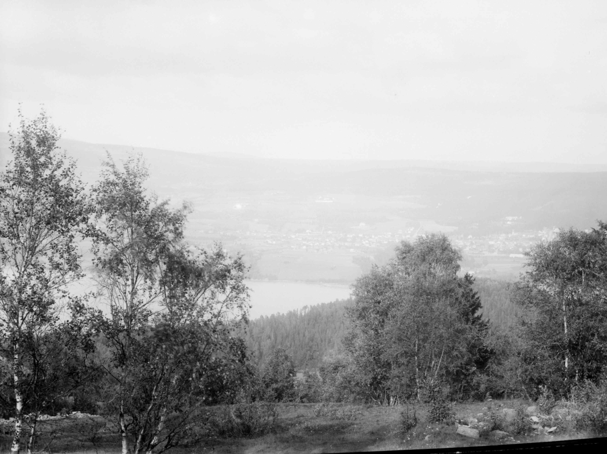 Utsikt over Lillehammer fra vest