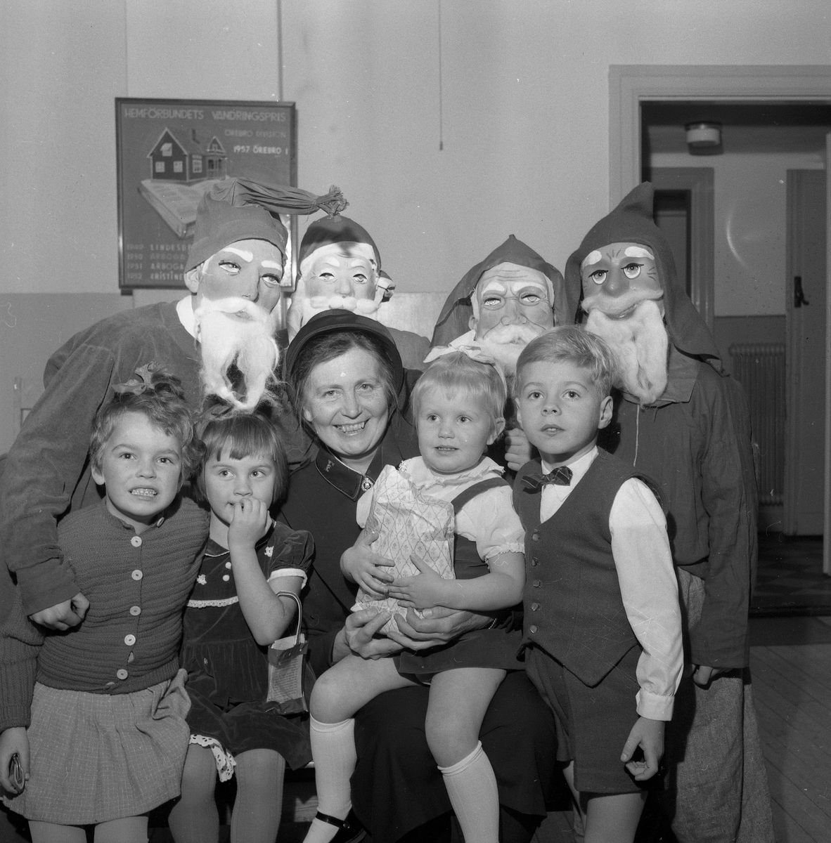 Söndagsskolefester. 
22 december 1958.