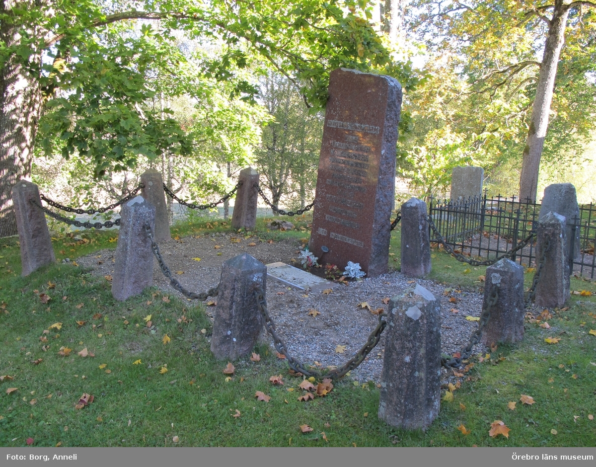Vintrosa kyrkogård Inventering av kulturhistoriskt värdefulla gravvårdar 2013, Kvarter Norra, fam. 1-61.