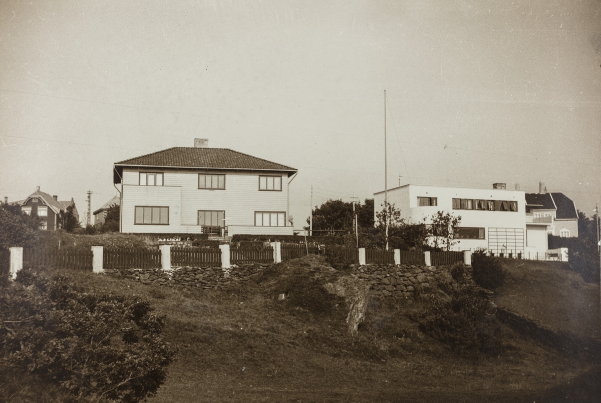 Nybygg på Hauge sett fra vest, 1938.