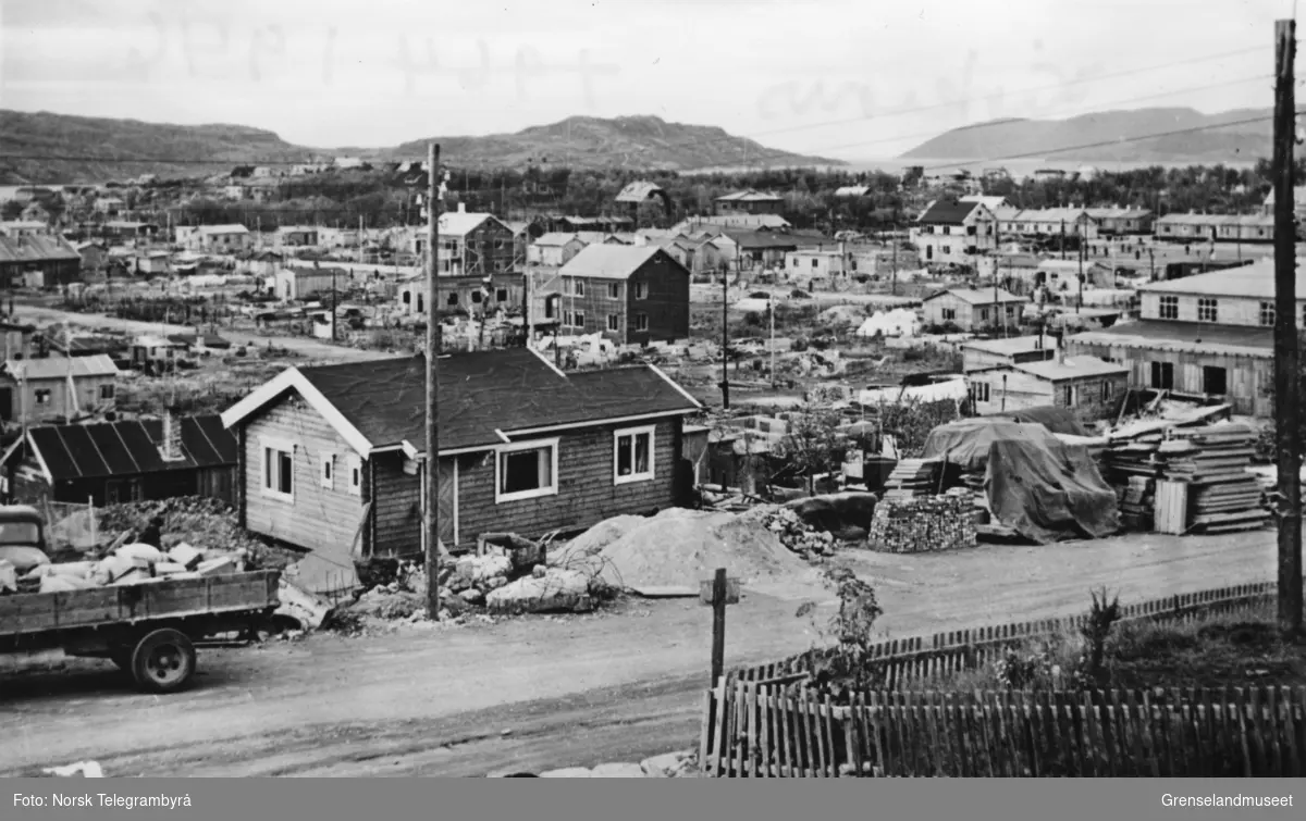 Kirkenes under gjenoppbygginga, 1946.