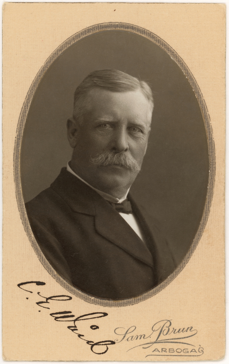 Porträtt av C. L. Wård, K. A. Wårds far.