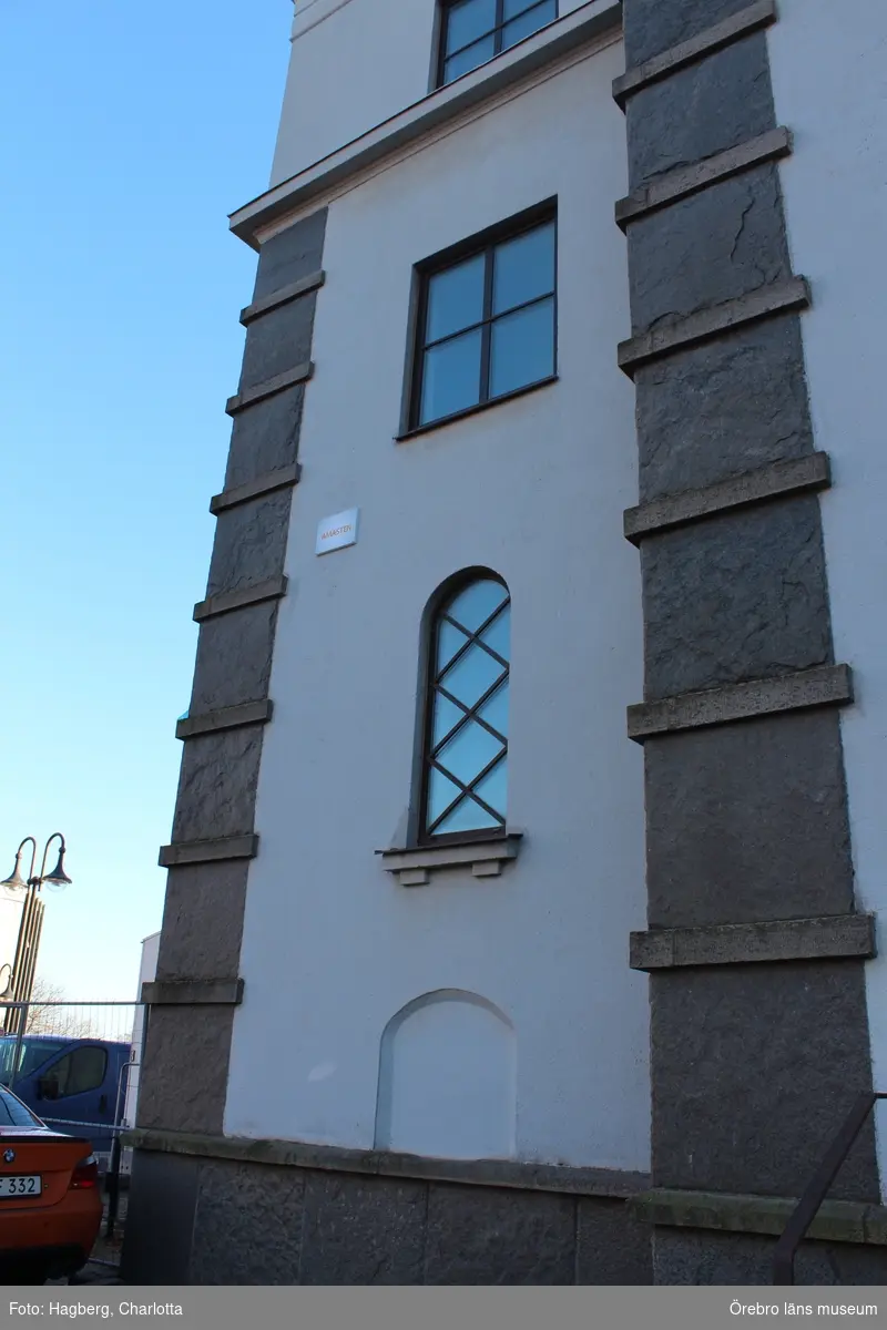 Centrum. Gökytan 2 (Blå huset, Karlskoga Härads Sparbank). Inventering av kulturhistorisk bebyggelse I Karlskoga tätort