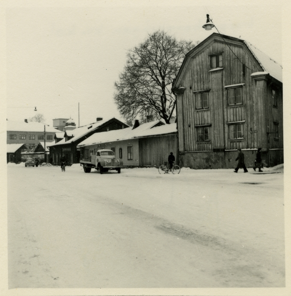 Västerås. Kopparbergsvägen på vintern.