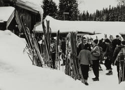 Nordmarka: Kikutstua. Mars 1962