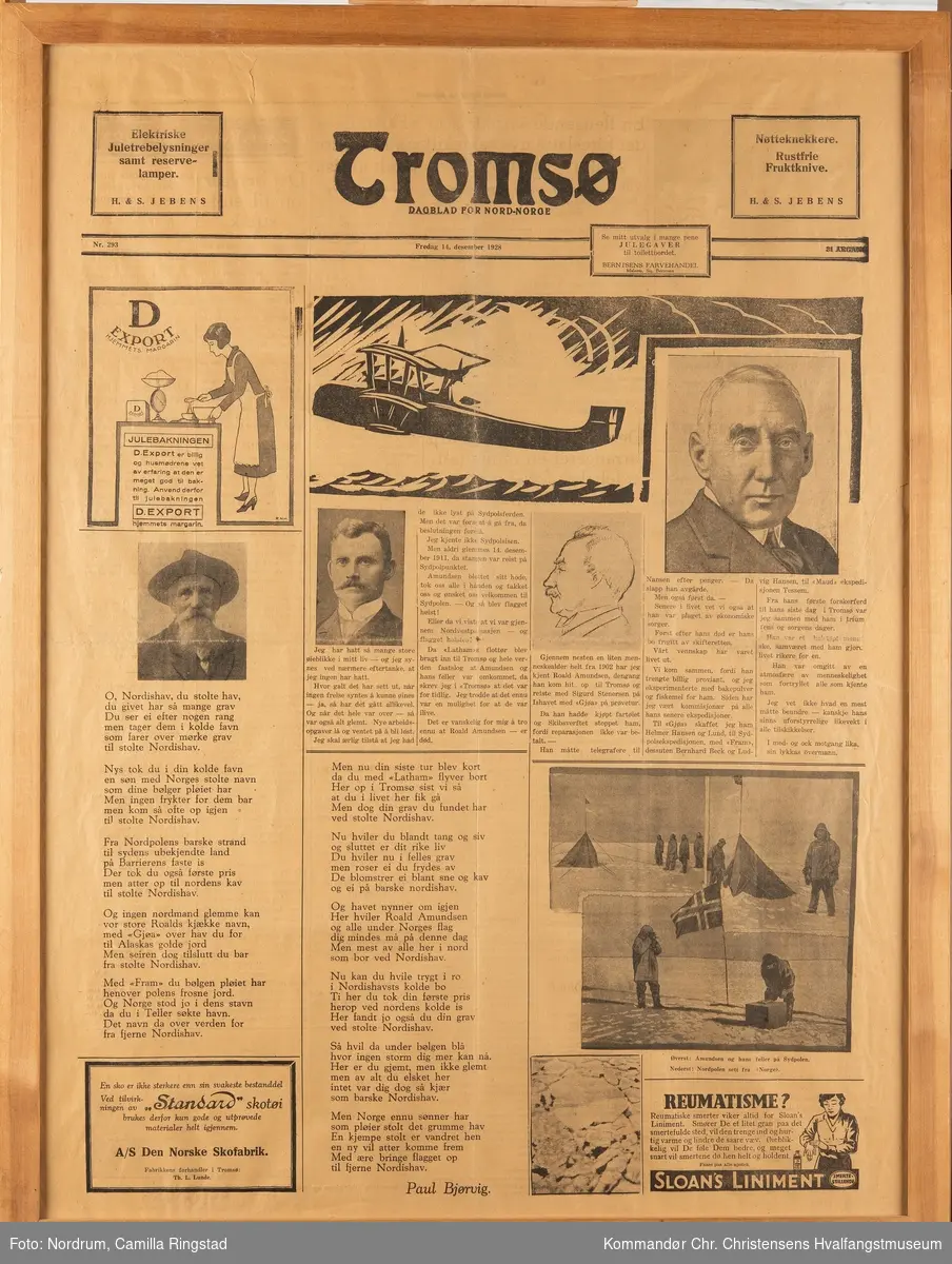Tromsø - Dagbladet for Nord-Norge fredag 14. desember 1928