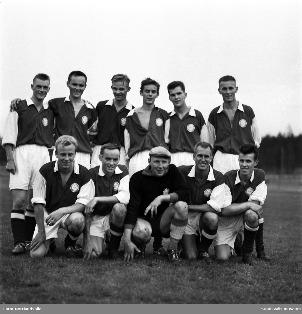 Svartviks IF, lagbild i samband med Lilla DM-finalen 1960.