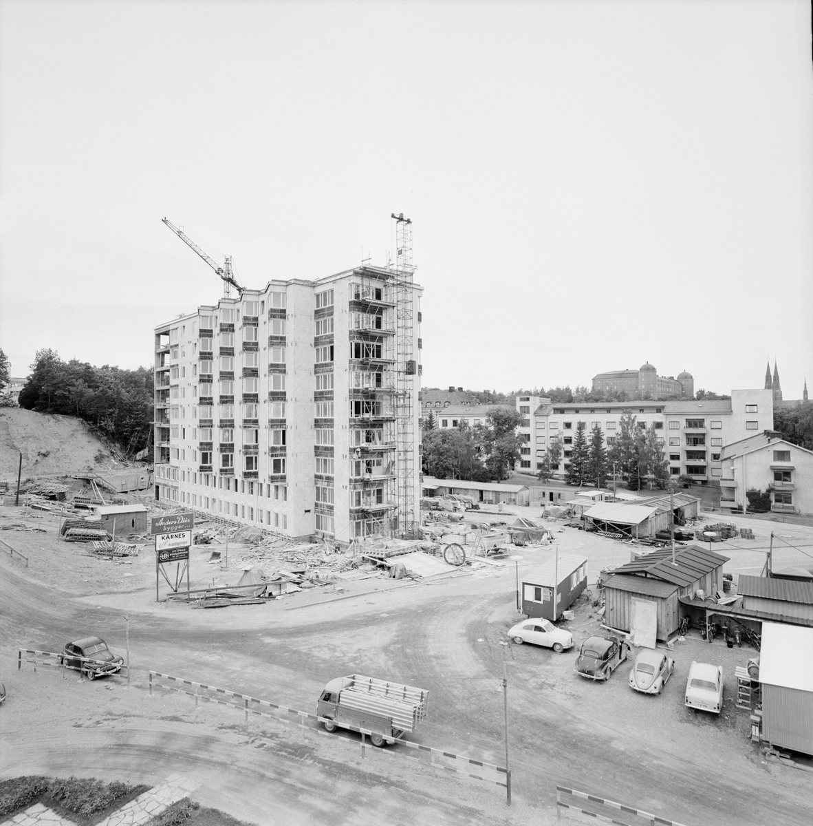Akademiska sjukhuset, nya medicinska kliniken, Uppsala 1961