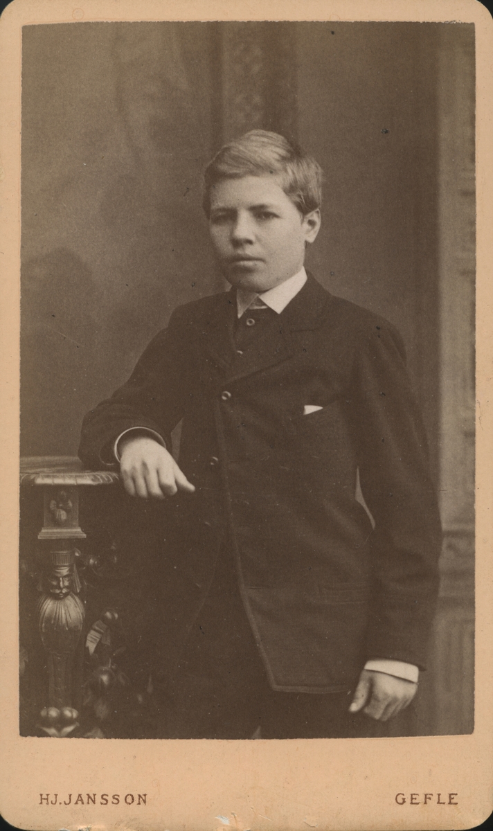 Gustaf Swedlund i unga år.
