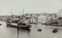 Smedasundet sett mot nordøst, ca. 1910.