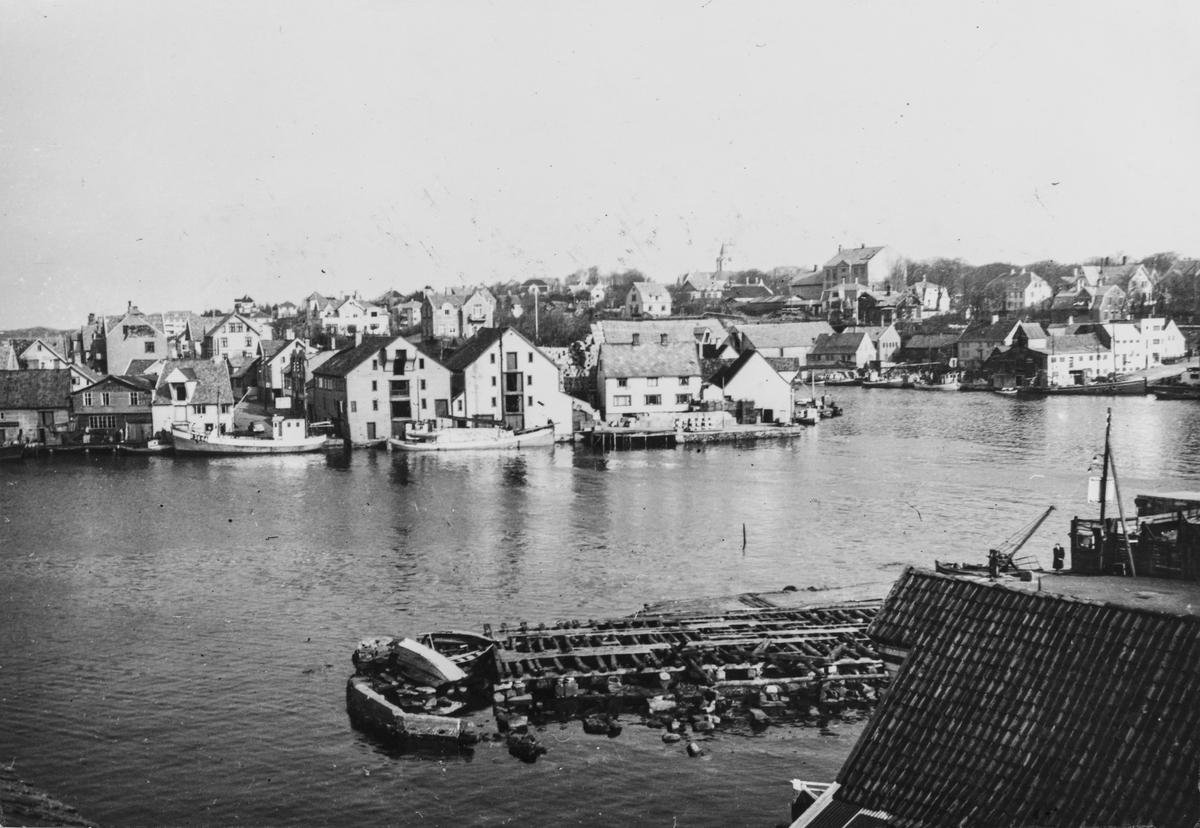 Hasseløy - "Krossen" - sett mot nord, ca. 1935.