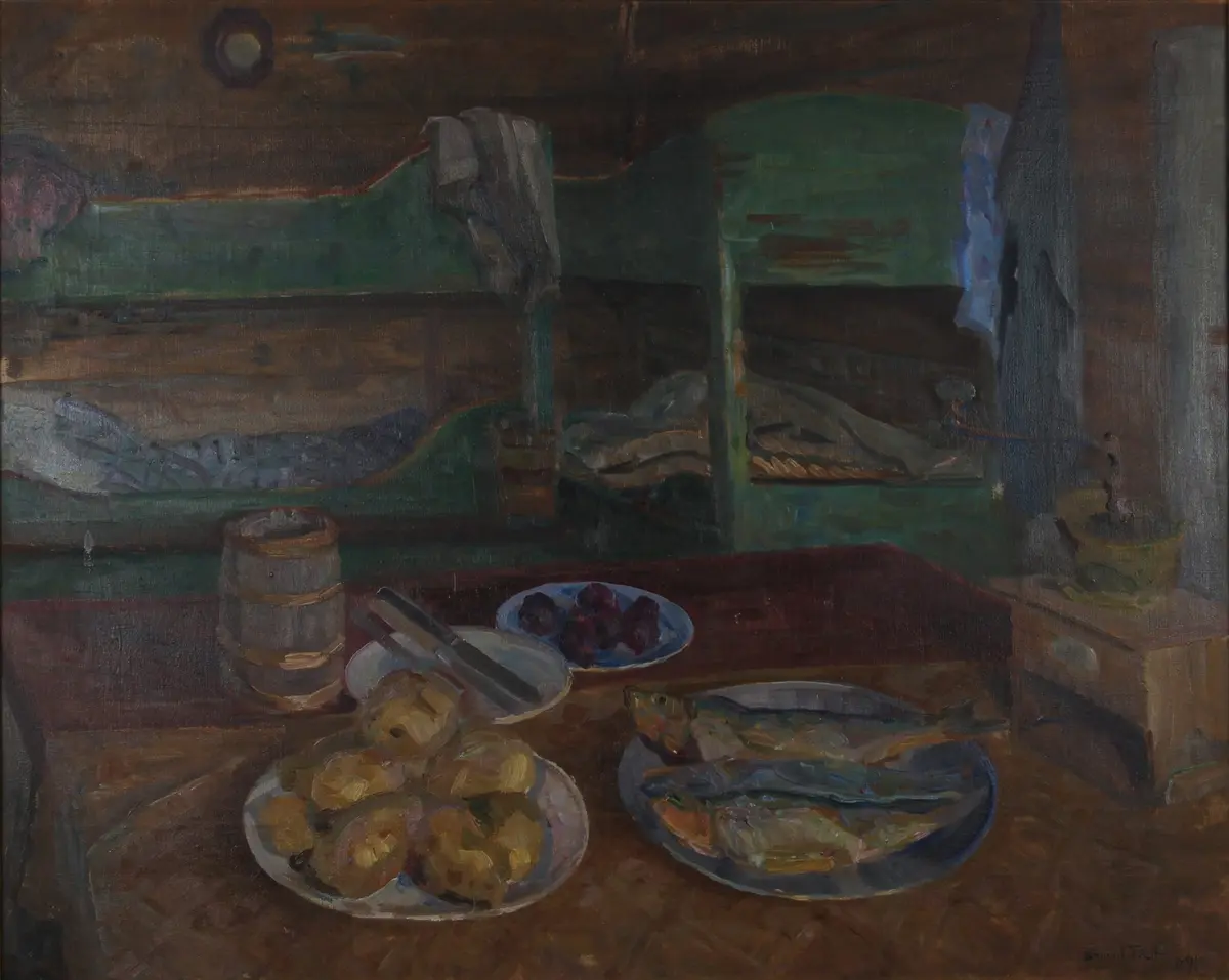 Interiør [Oljemaleri]