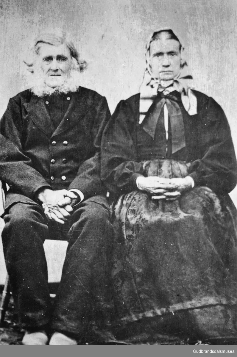 Iver Skånsar (1804-1893) og kone Torø Skånsar (1813-1888)