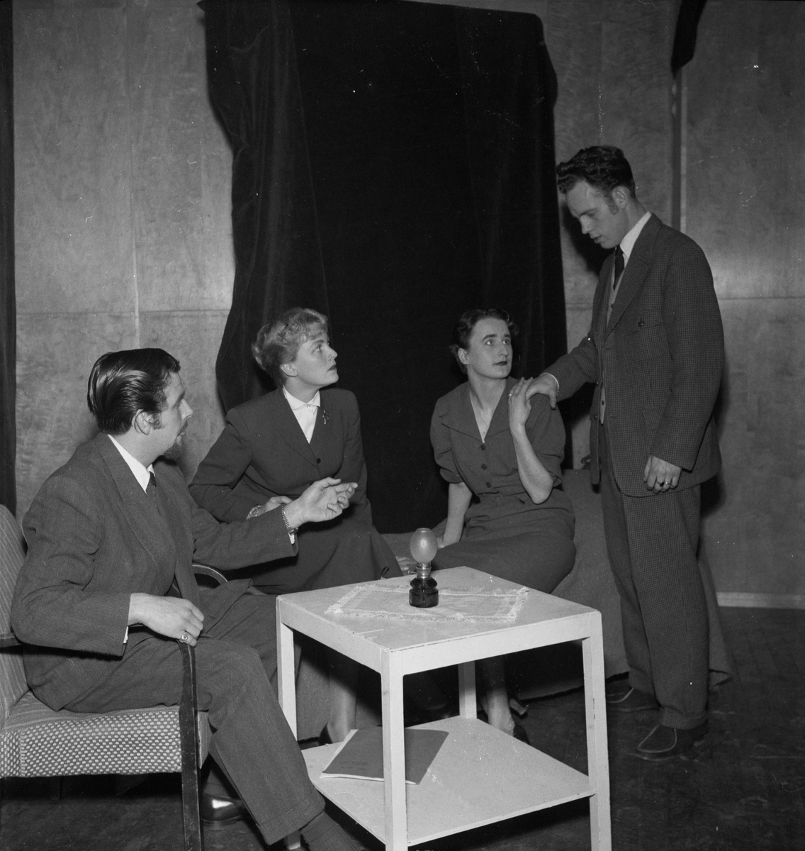 ABF - teater på Folkets Hus, Uppsala 1954