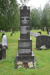 Odd Lies gravsted på Grane kirkegård