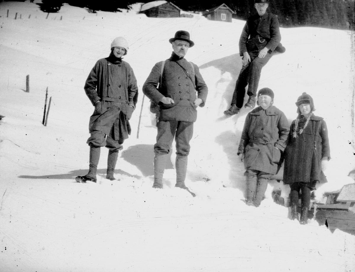Skiløpere ved Segelstadsætra i Fåvang.