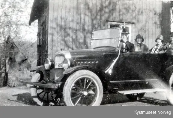 Rørvik,en av de første bilene