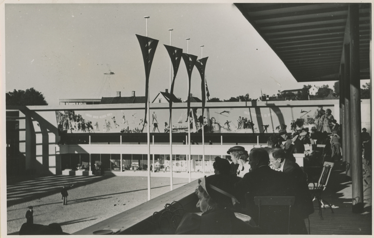 Mosseutstillingen 1937. Postkort.