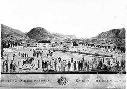 Prot: Bergen Parade pladsen dreier 1728