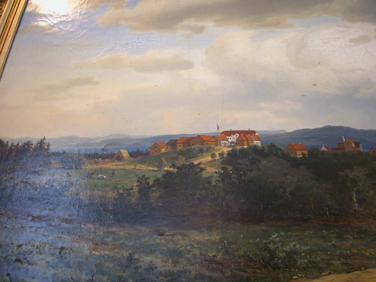 Maleri, Sundnes Inderøya, Haug, klareskinn, Byggeskikk langs grensa