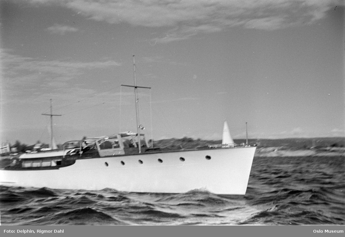 fjord, motorbåt
