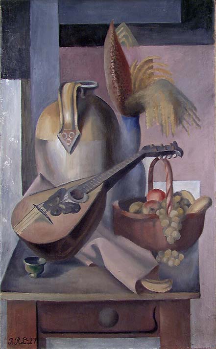 Stilleben med mandolin [Maleri]