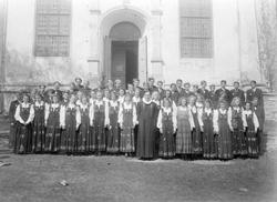 Hundorp. Sør-Fron kirke. Konfirmanter.