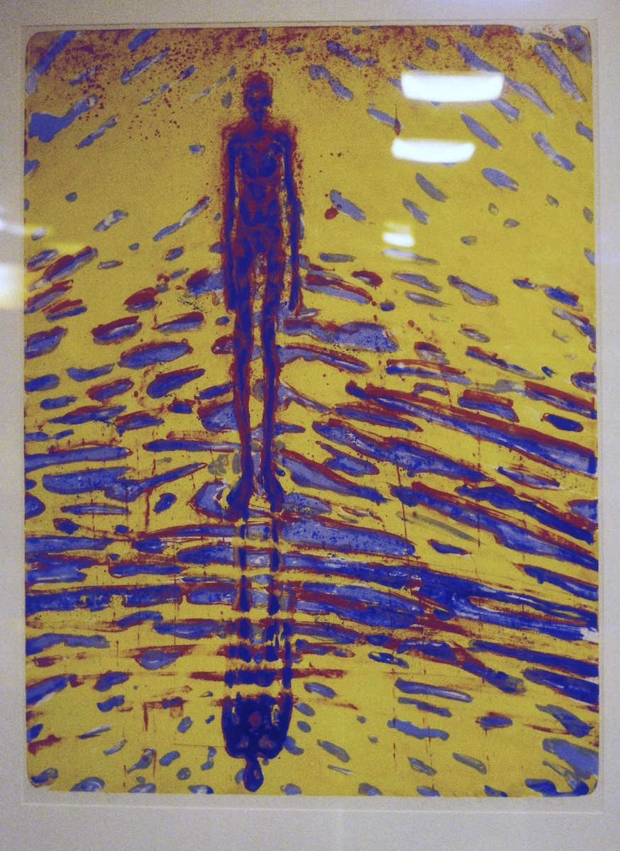 Fargelitografi. Ett av 3 arbeider innkjøpt fra Kunstnerforbundet i 1993.