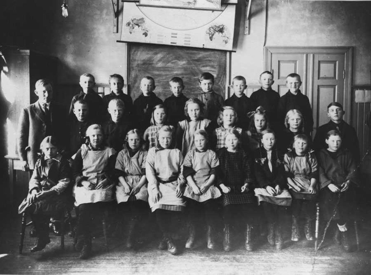 5. klasse 1925 Kontra skole
