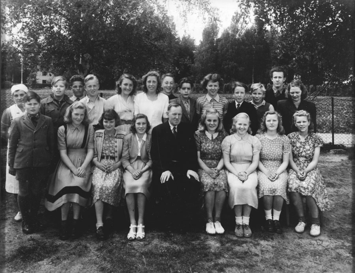 7. klasse 1949 Kontra skole