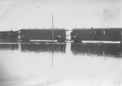 Flom ved Bjørkelangen 17. april 1937.