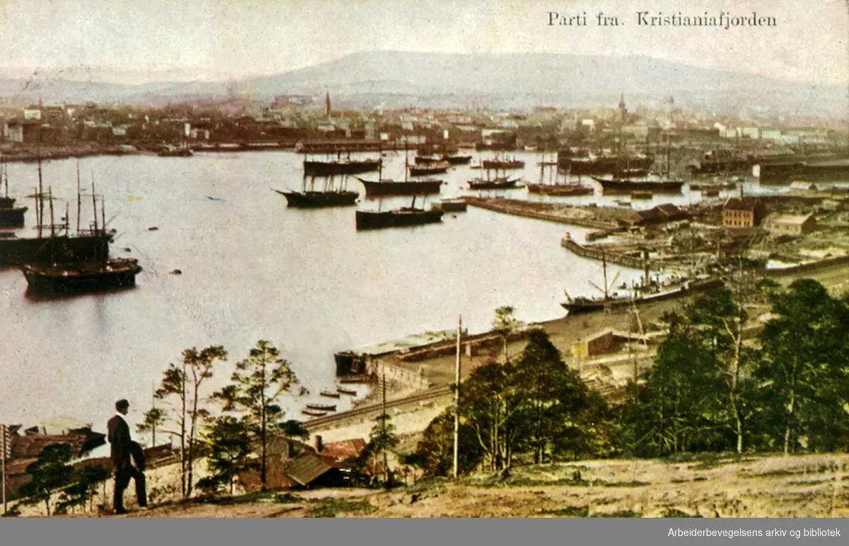 Parti fra Kristianiafjorden,.1910-19.