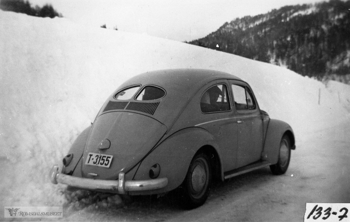 VW boble med reg nr T-3155.Kristen Harholts første WW (boble) mod.1953.