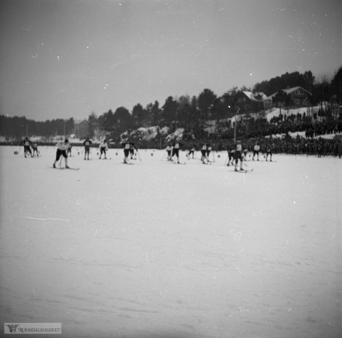 Langrenn på Molde stadion i 1951.