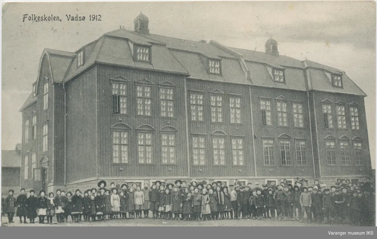 Postkort, Vadsø Folkeskole