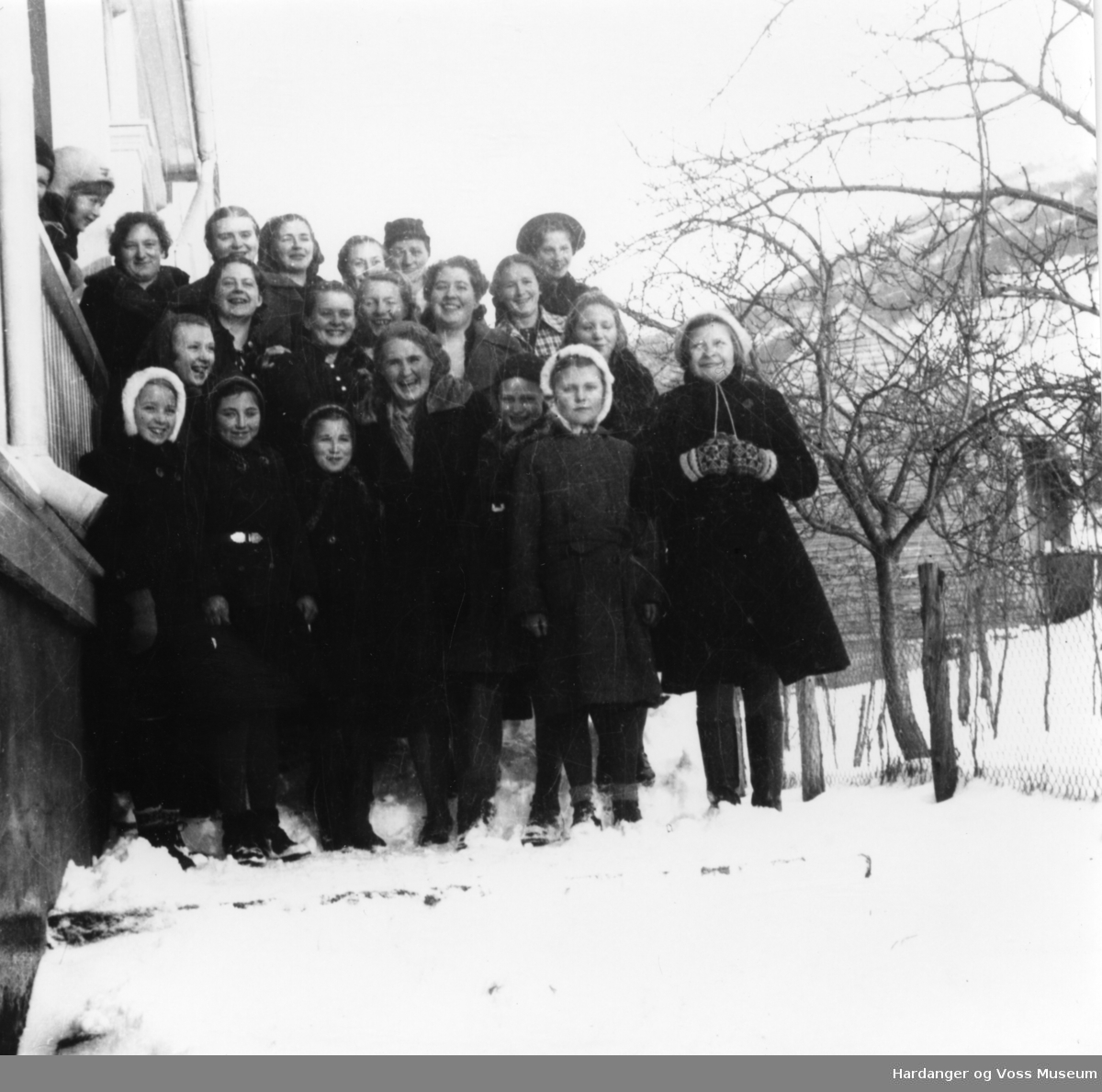 Gruppebilete, handarbeidskurs Vines 1942-43