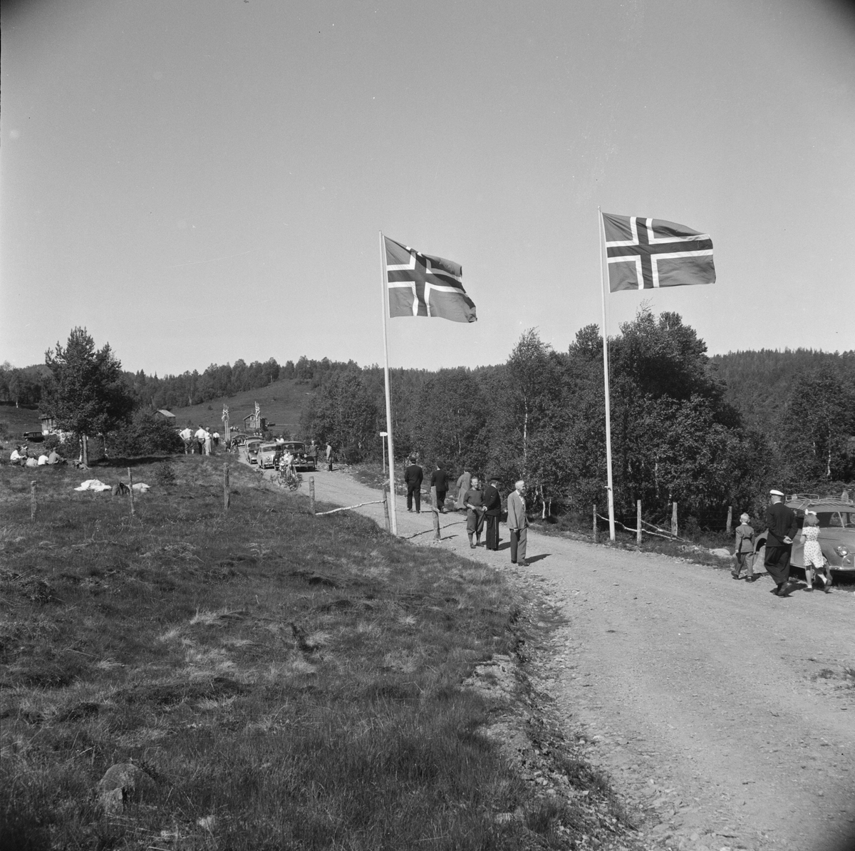 Stevne på Nyplassen 1957 (Grutsæter hytteplass).