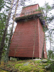 Skogbrannvakttårnet på Hauknesfjellet i Rømskog i Østfold.  