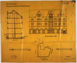 Hr. O.R.Sagf.Cato.Aall. Bebyggelse af grund matr.no.11, Nedr