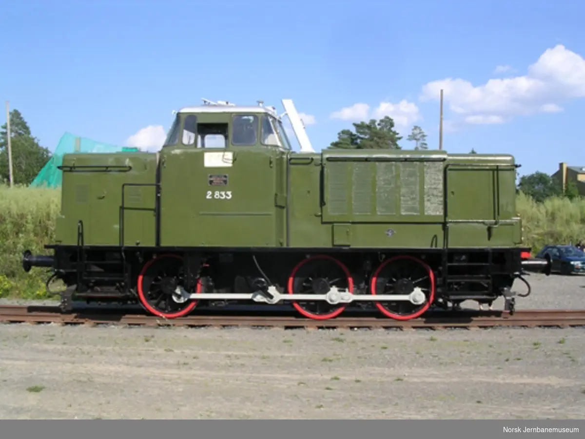 Diesellokomotiv type Di 2 nr. 833 : skiftelokomotiv