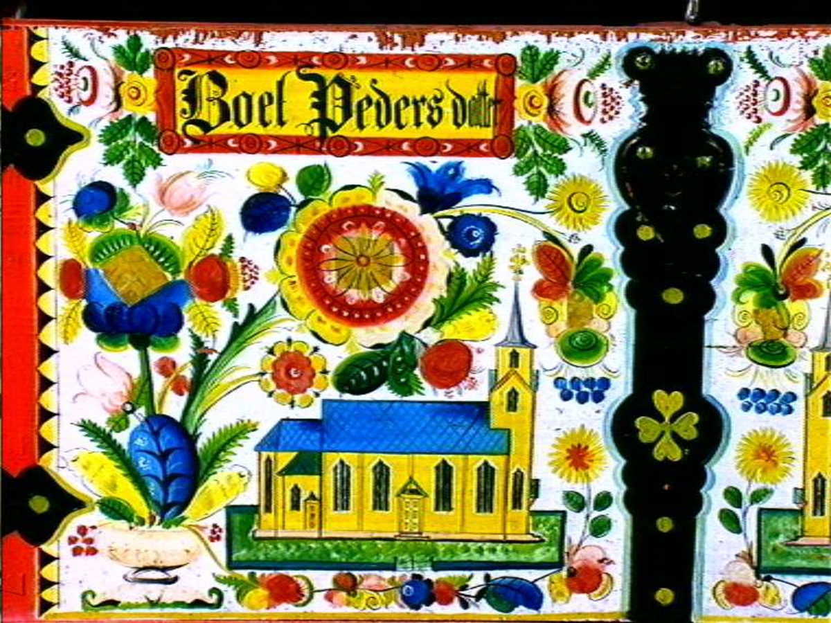 Kiste med løse føtter og nøkkel