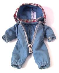 Dukketøy, kjeledress med hette