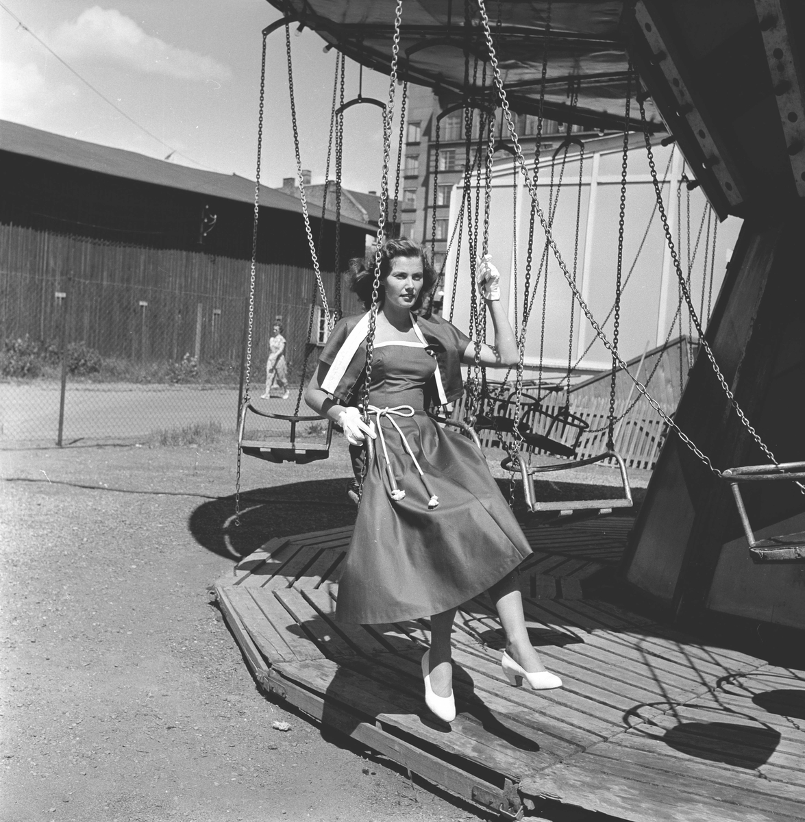 Serie. Solveig Borstad, Miss Norway 1955. Fotografert juni 1955.