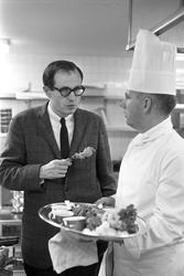 Oslo, oktober1966, Dale Brown, amerikansk matekspert på besø