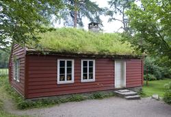 Skolestue fra Natås, Lindås, Hordaland. Norsk Folkemuseum, a
