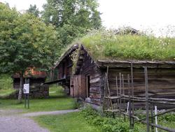 Fra Numedalstunet på Norsk Folkemuseum, 31. juli 2012.