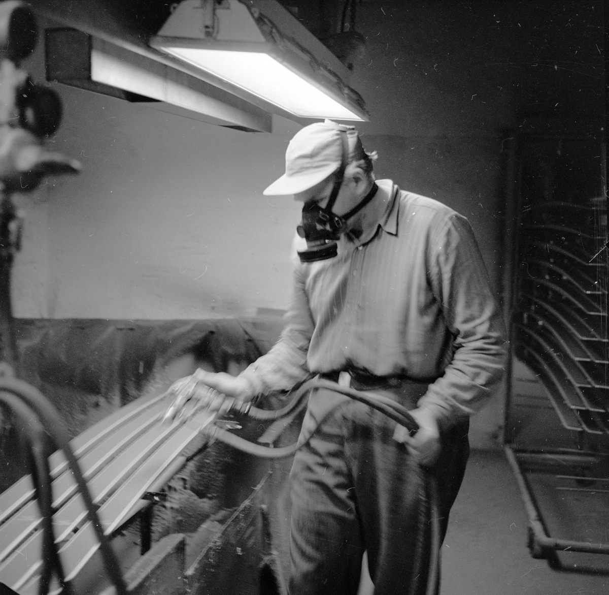 Bærum, Lommedalen, 04.12.1959, Bonna Skifabrikk, produksjon.